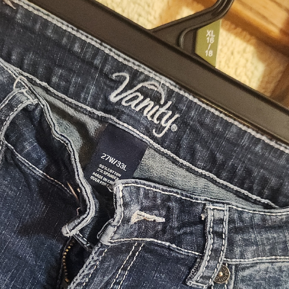 Vanity Women's Dark Blue Denim Jeans